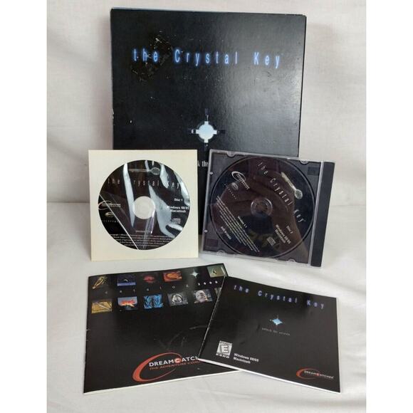 The Crystal Key Windows 98 / 95 PC  Game - cd-rom Complete - Picture 1 of 8